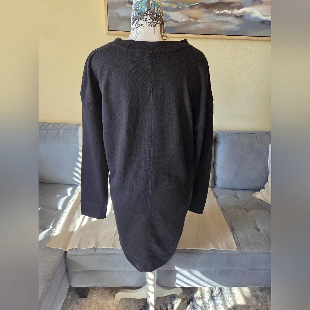 NWOT GAP Sweatshirt Dress - Black - Size S - Picture 3 of 3